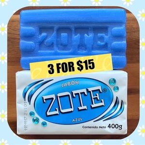 Blue Zote Soap Laundry Bar Detergent Zote Azul
